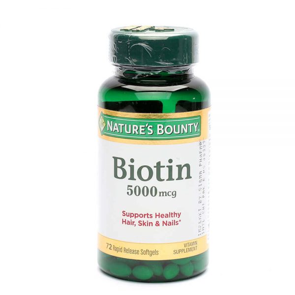 Nature's Bounty Biotin 5000mcg (72)