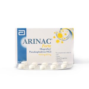 arinac forte 400mg/60mg tablets in Pakistan
