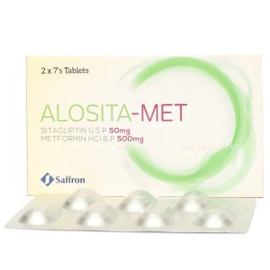 Alosita-MET 50mg/500mg tablets in Pakistan