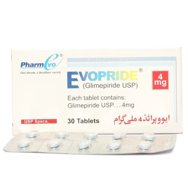 Evopride Plus 4mg tablets in Pakistan