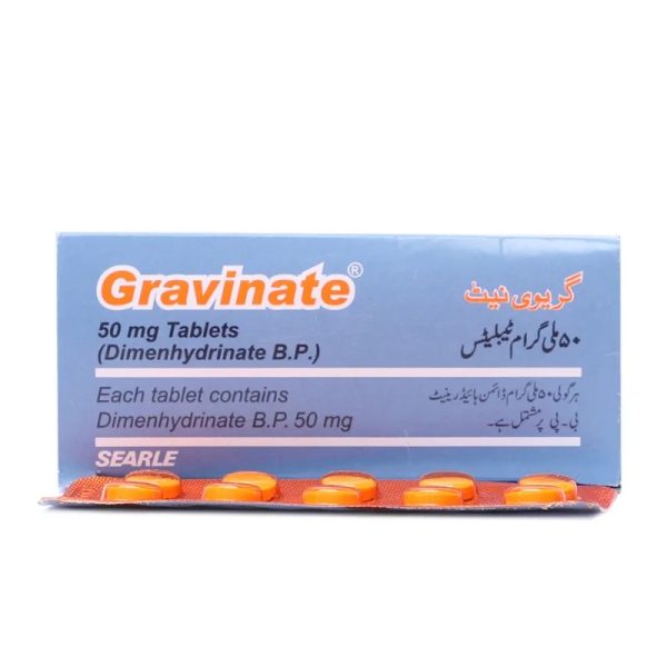 Gravinate 50mg tablets in Pakistan