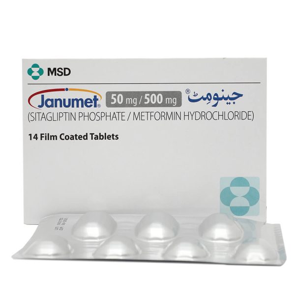 Janumet 50mg / 500mg tablets in Pakistan