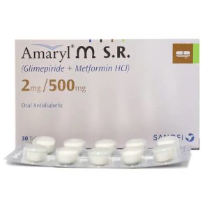 Amaryl M S.R. 2mg/500mg tablets in Pakistan