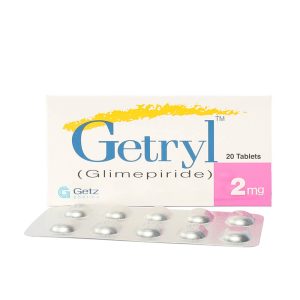 getryl 2mg tablets in Pakistan