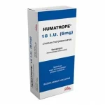 Humatrope 18 IU 6mg growth hormone medication for children and adults