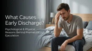 a man concerned about the premature ejaculation
