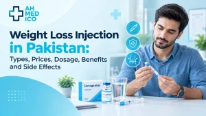 Weight loss injection types, dosage and side effects in Pakistan