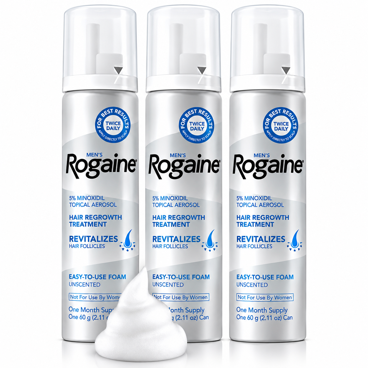 Rogaine Minoxidil 5% Foam for Men