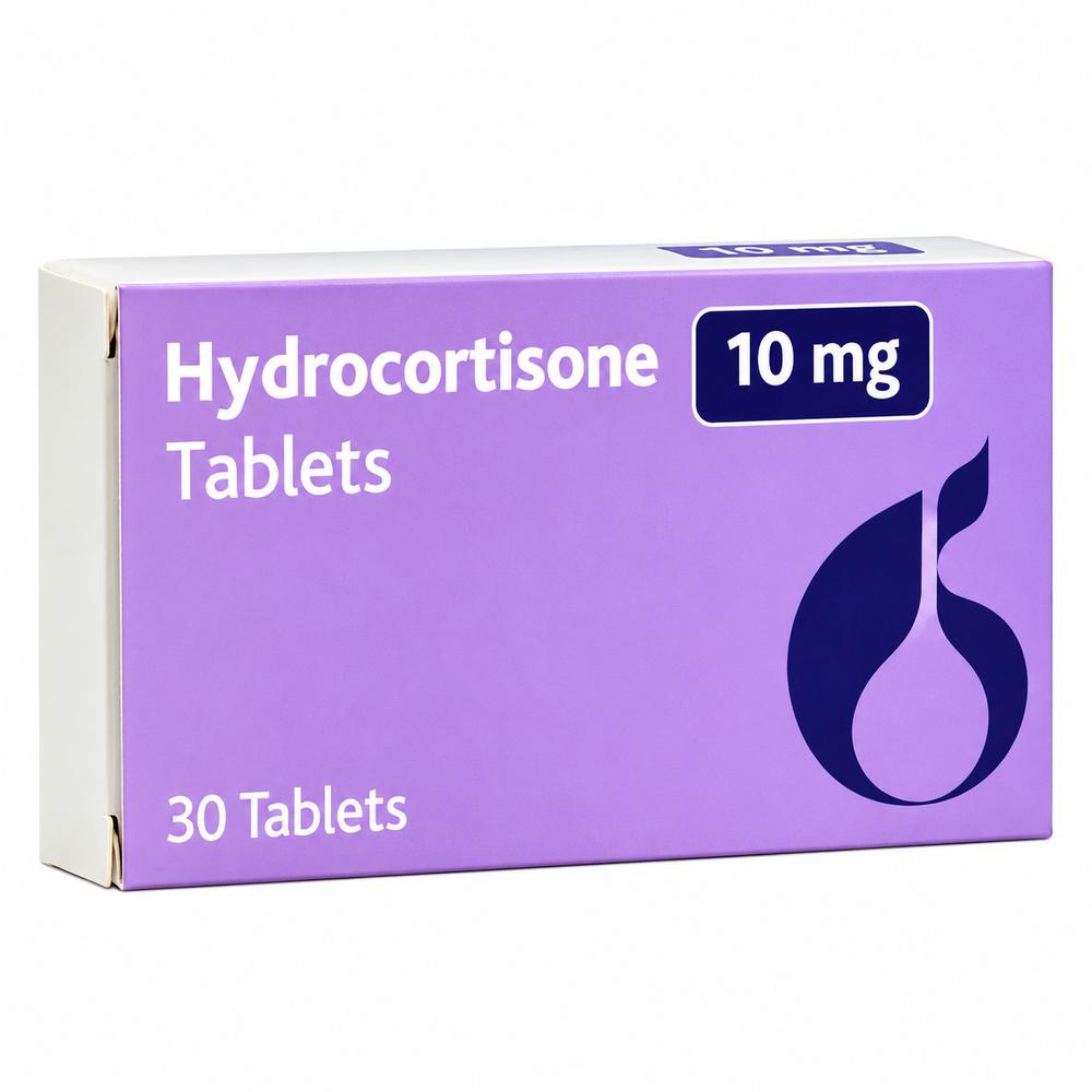 Hydrocortisone 10 mg tablets pack